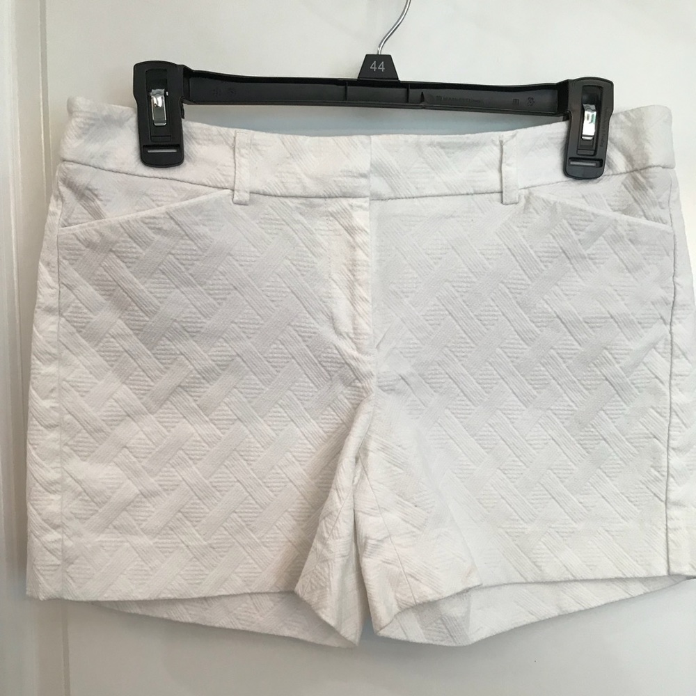 White House Black Market white shorts